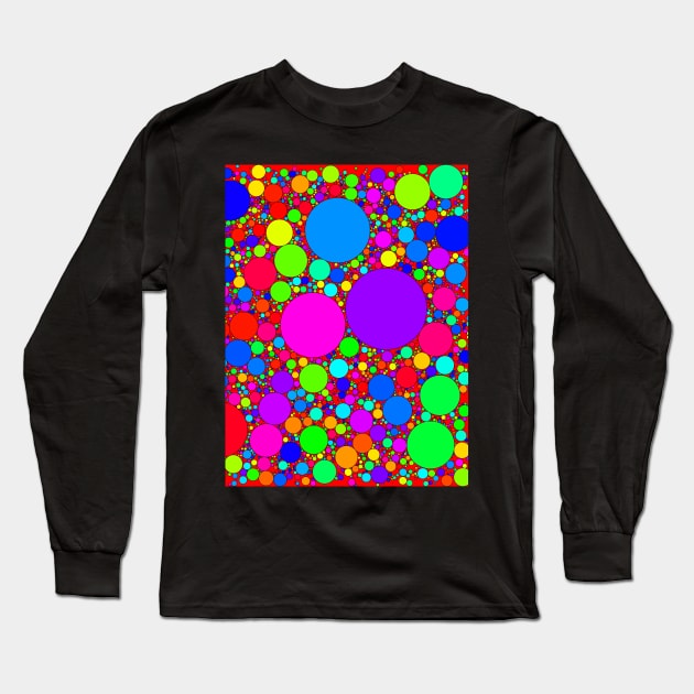 Circle Packing 001 Long Sleeve T-Shirt by Rupert Russell